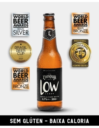 CERVEJA LAGER LOW 355 ML CX24UN