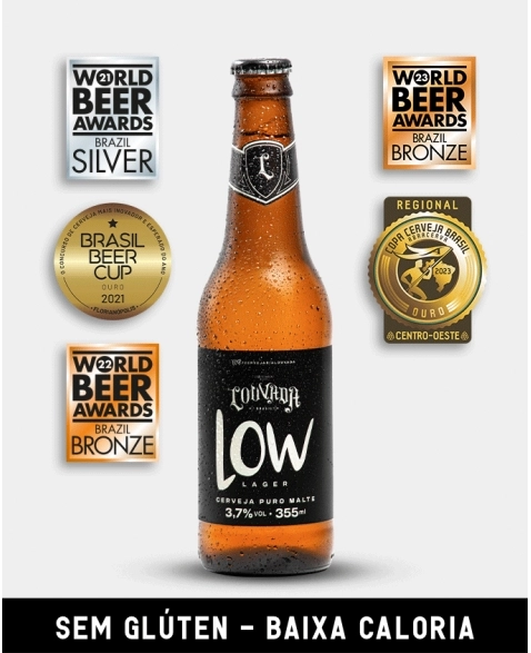 CERVEJA LAGER LOW 355 ML CX24UN