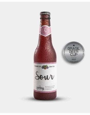 CERVEJA ALE CATHARINA SOUR FRAMBOESA E AMORA 355 ML CX12UN