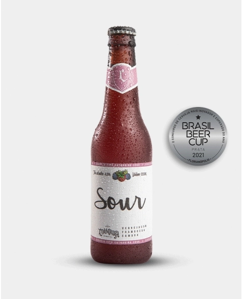 CERVEJA ALE CATHARINA SOUR FRAMB&AMO 355 ML CX12UN