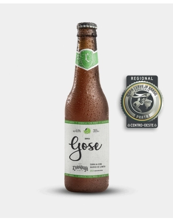 CERVEJA LAGER GOSE COM LIMAO 355 ML CX12UN