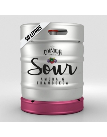 CERVEJA ALE CATHARINA SOUR FRAMBOESA E AMORA CHOPP 50L