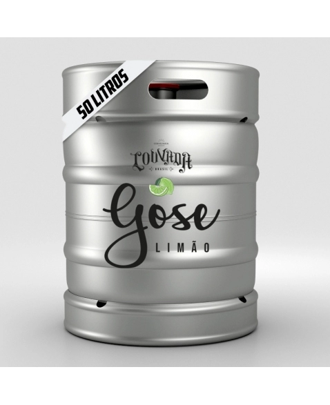 CERVEJA LAGER LOUVADA GOSE COM LIMAO CHOPP 50L