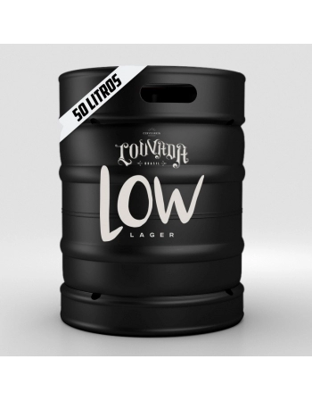 CERVEJA LAGER LOUVADA LOW CHOPP 50L