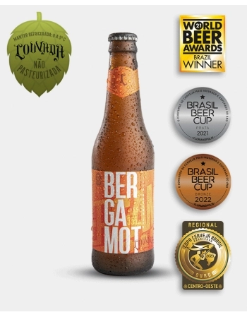 CERVEJA ALE APA BERGAMOT VIVA 355 ML CX12UN